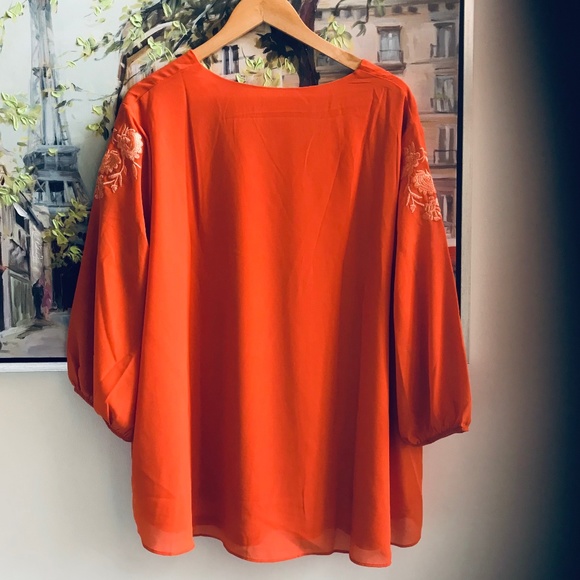 Guillaume Double Layer Peasant Blouse - Picture 4 of 5